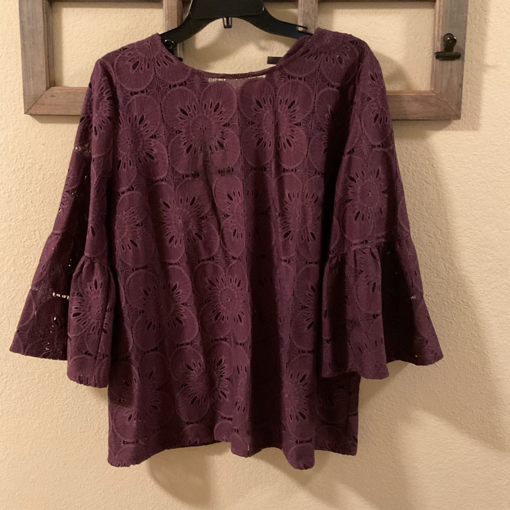 Simply Be Bell Sleeve Blouse